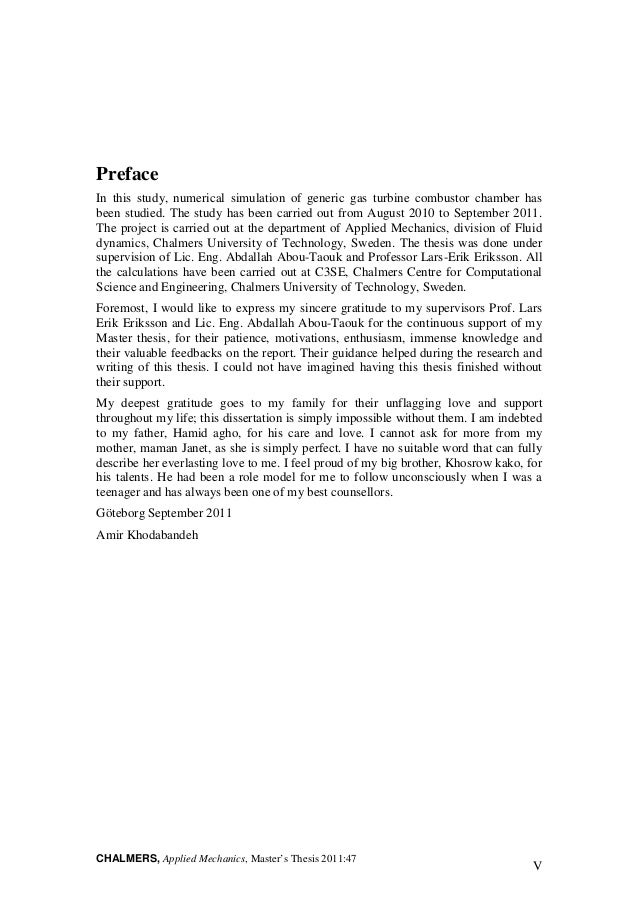 Master thesis cfd