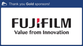 Thank you Gold sponsors!
 