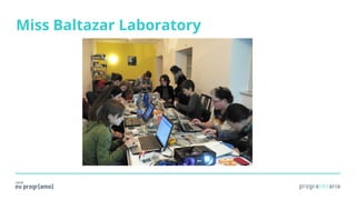 Miss Baltazar Laboratory
 