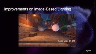 Shadow SH OFF
LocalLight SH OFF
Improvements on Image-Based Lighting
Local Light SH ON
 