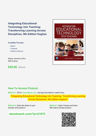Integrating Educational Technology into Teaching: Transforming Learning ...