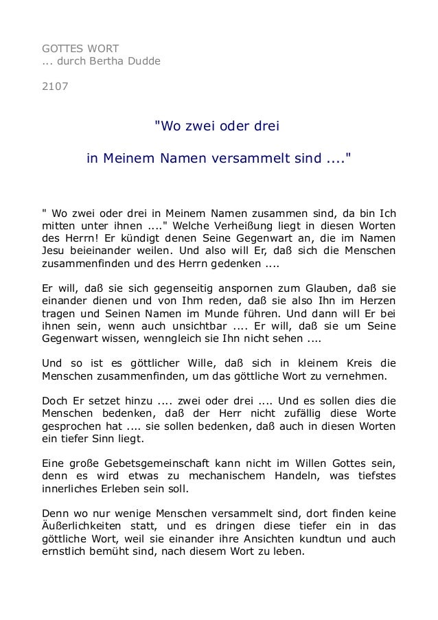 The Biggest Myths About *Wo Zwei Oder Drei In Meinem Namen* Debunked! - 39bjmhq