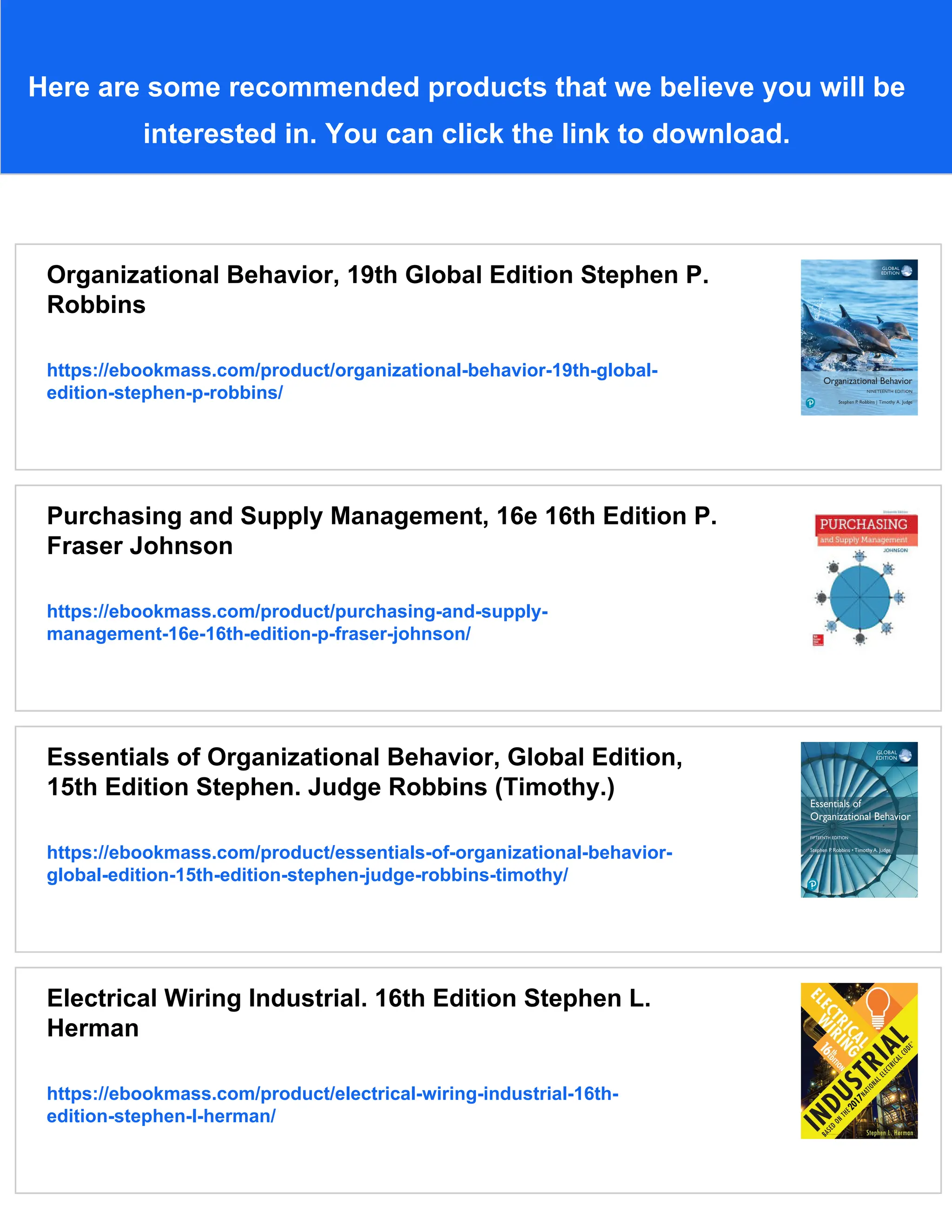 Management, 16e 16th Edition Stephen P. Robbins | PDF