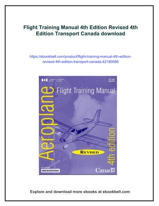 Flight Training Manual 4th Edition Revised 4th Edition Transport