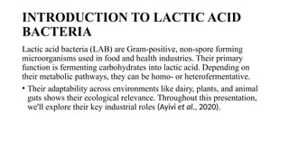 Industrial Applications and Biotechnological Advances of Lactic Acid ...