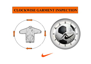 CLOCKWISE GARMENT INSPECTION
CLOCKWISE GARMENT INSPECTION
CLOCKWISE GARMENT INSPECTION
CLOCKWISE GARMENT INSPECTION
 