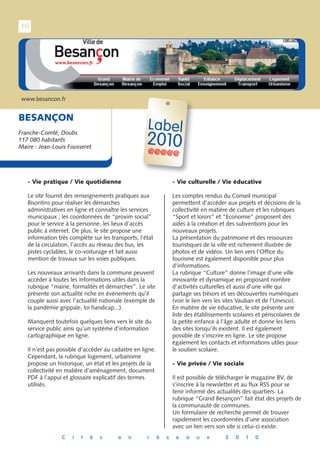 16




 www.besancon.fr


BESANÇON
                                                    Label
                             ...