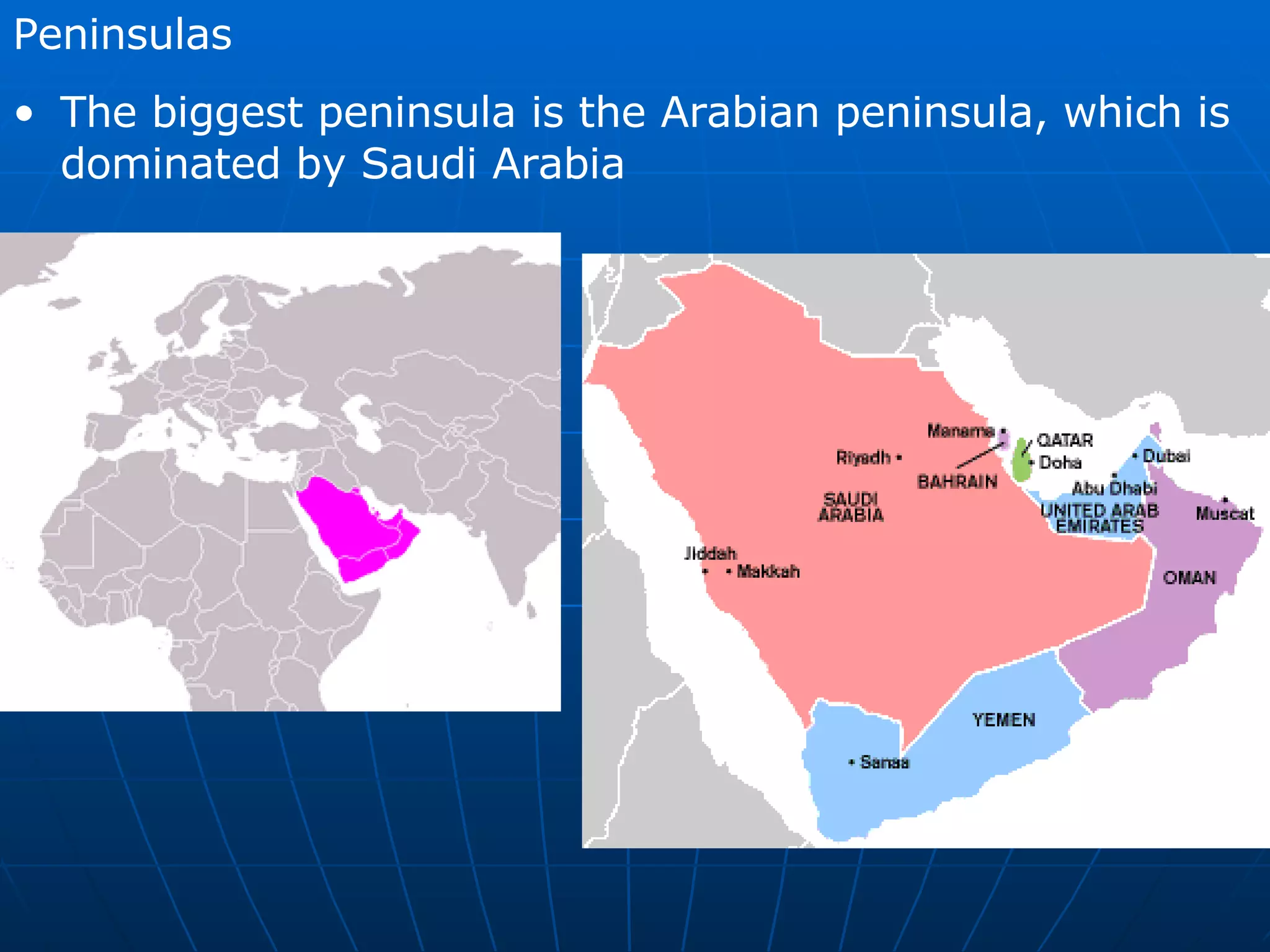 21.1 - SW Asia Landforms & Resources | PPT