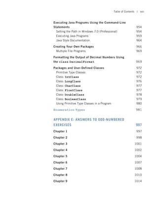 Java programming from problem analysis to program design 5th ed Edition ...