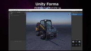 Unity Forma
デジタルツインプラットフォーム
 