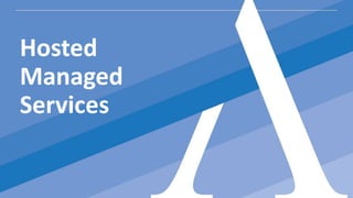 Hosted
Managed
Services
 