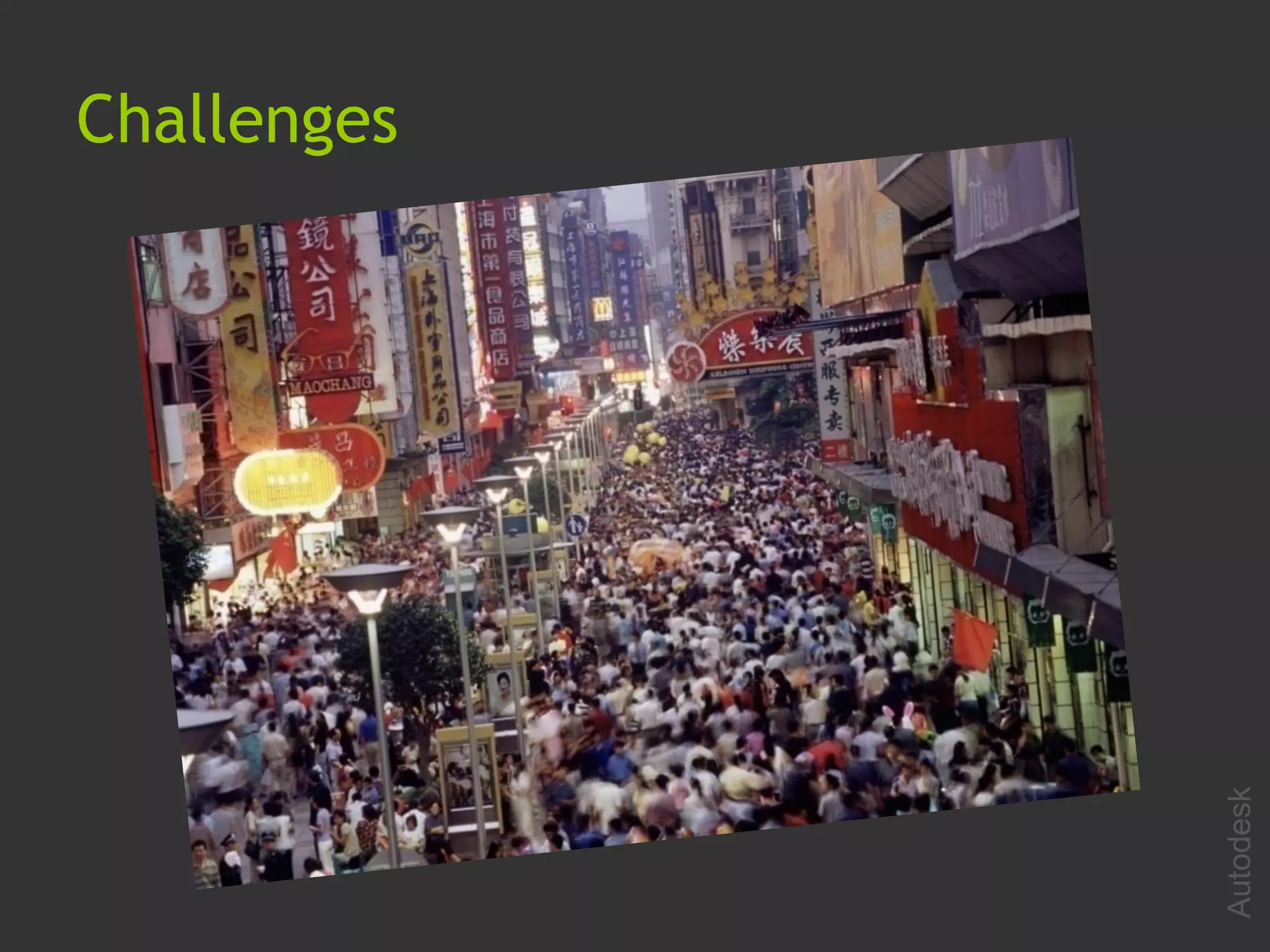 Challenges




             Autodesk
 