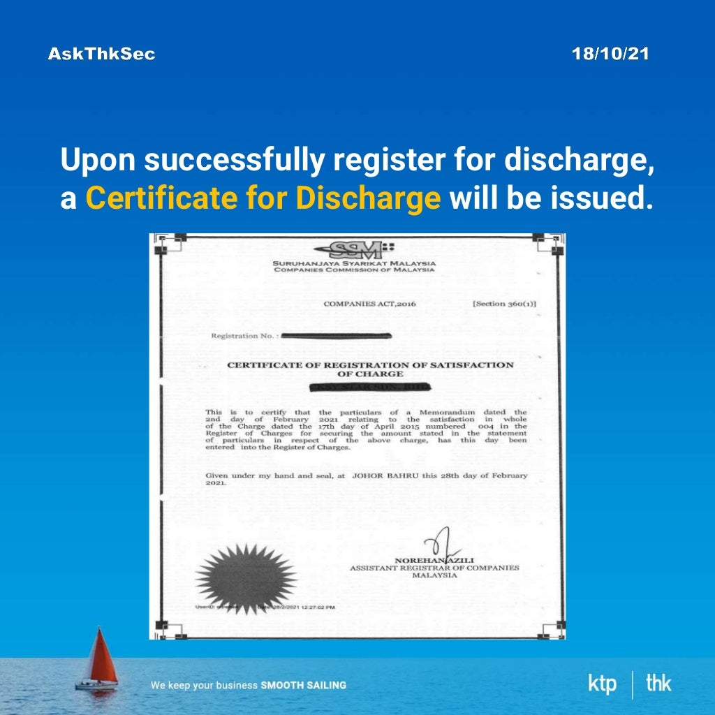 Registration of Charge