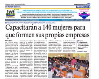 La Prensa Regional - Noviembre 2011