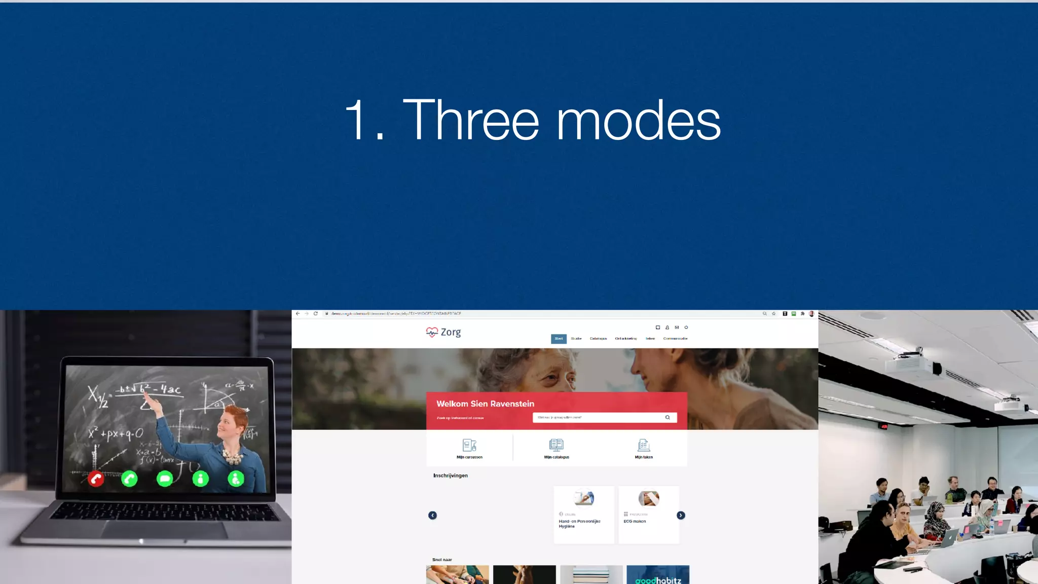 1. Three modes


 
