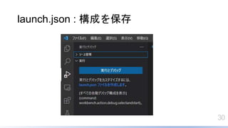 30
launch.json : ɤ򱣴
 