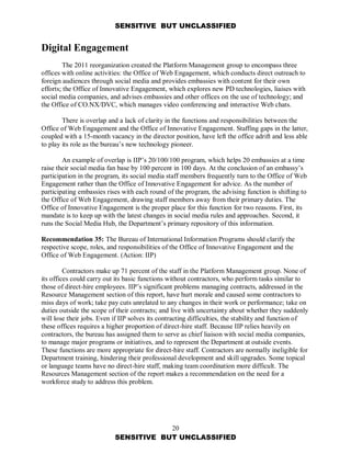 A Social Media lesson contained in the U.S. Inspector General's ...