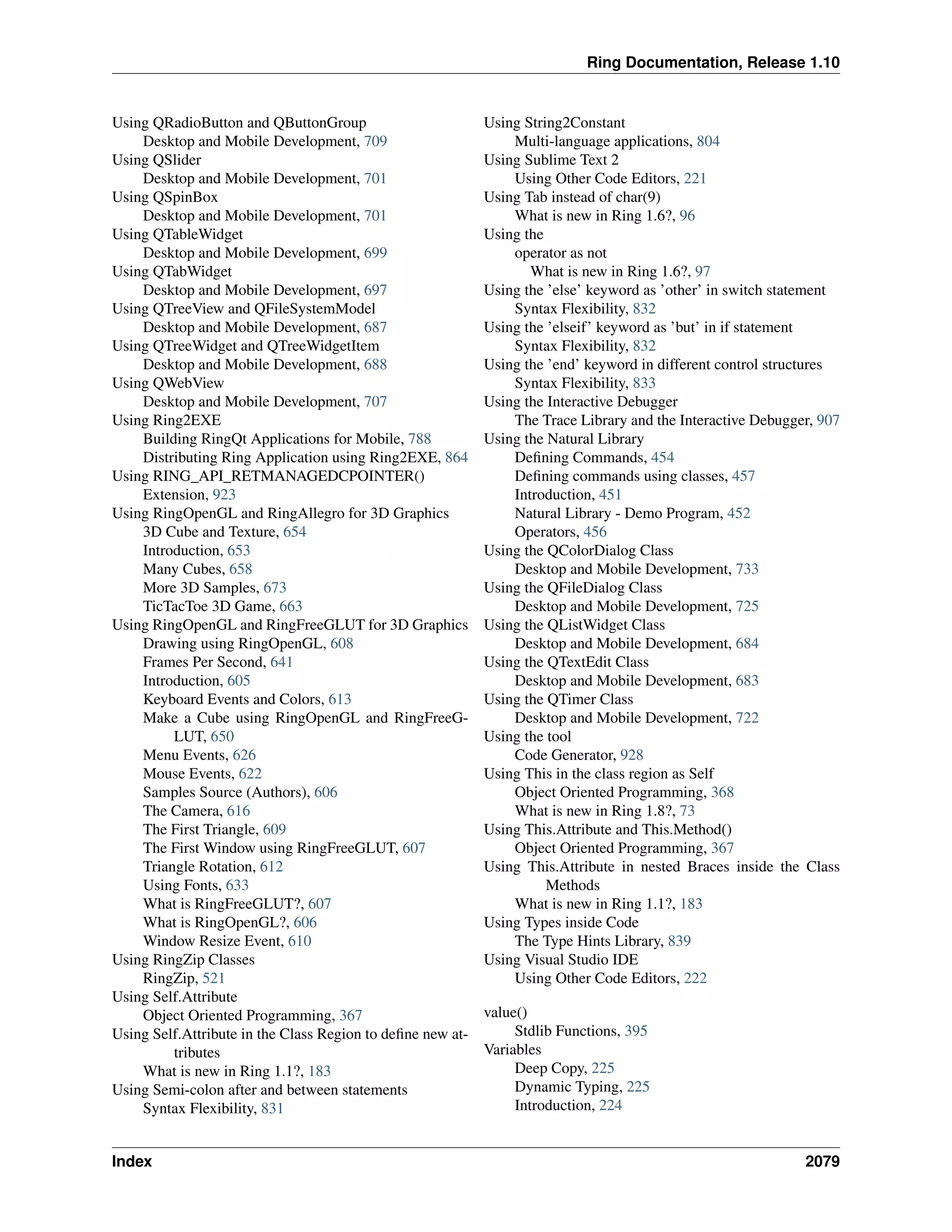 The Ring programming language version 1.10 book - Part 212 of 212 | PDF