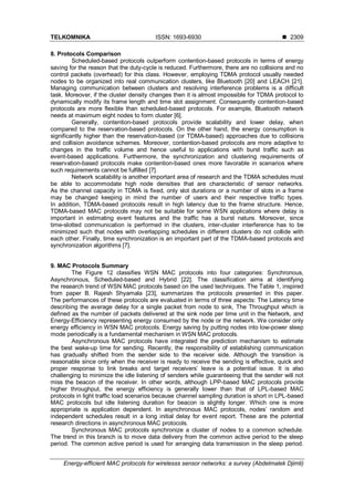 Energy-efficient MAC protocols for wireless sensor networks: a survey | PDF