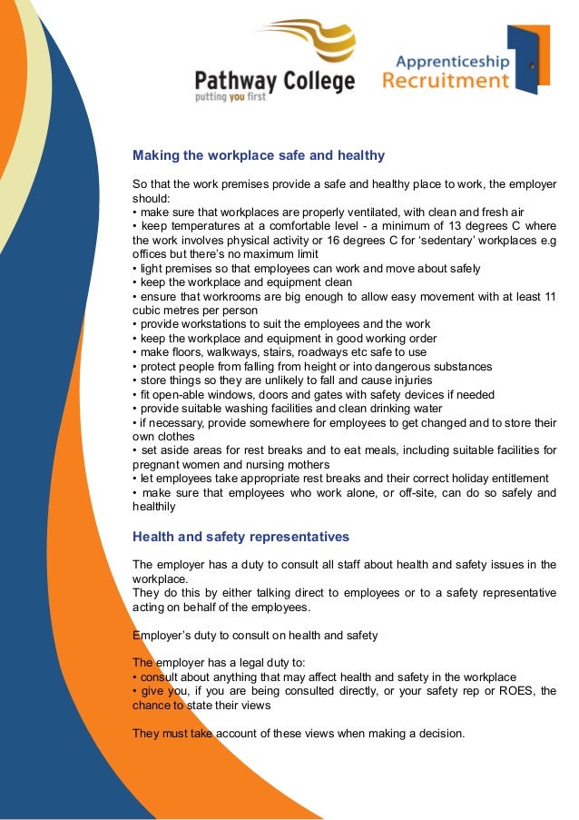 Employees Health & Safety Responsibilities Guidelines