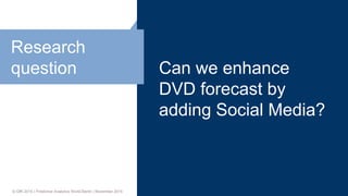 Social Media Data in Predictive Analytics | PDF