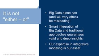 Social Media Data in Predictive Analytics | PDF