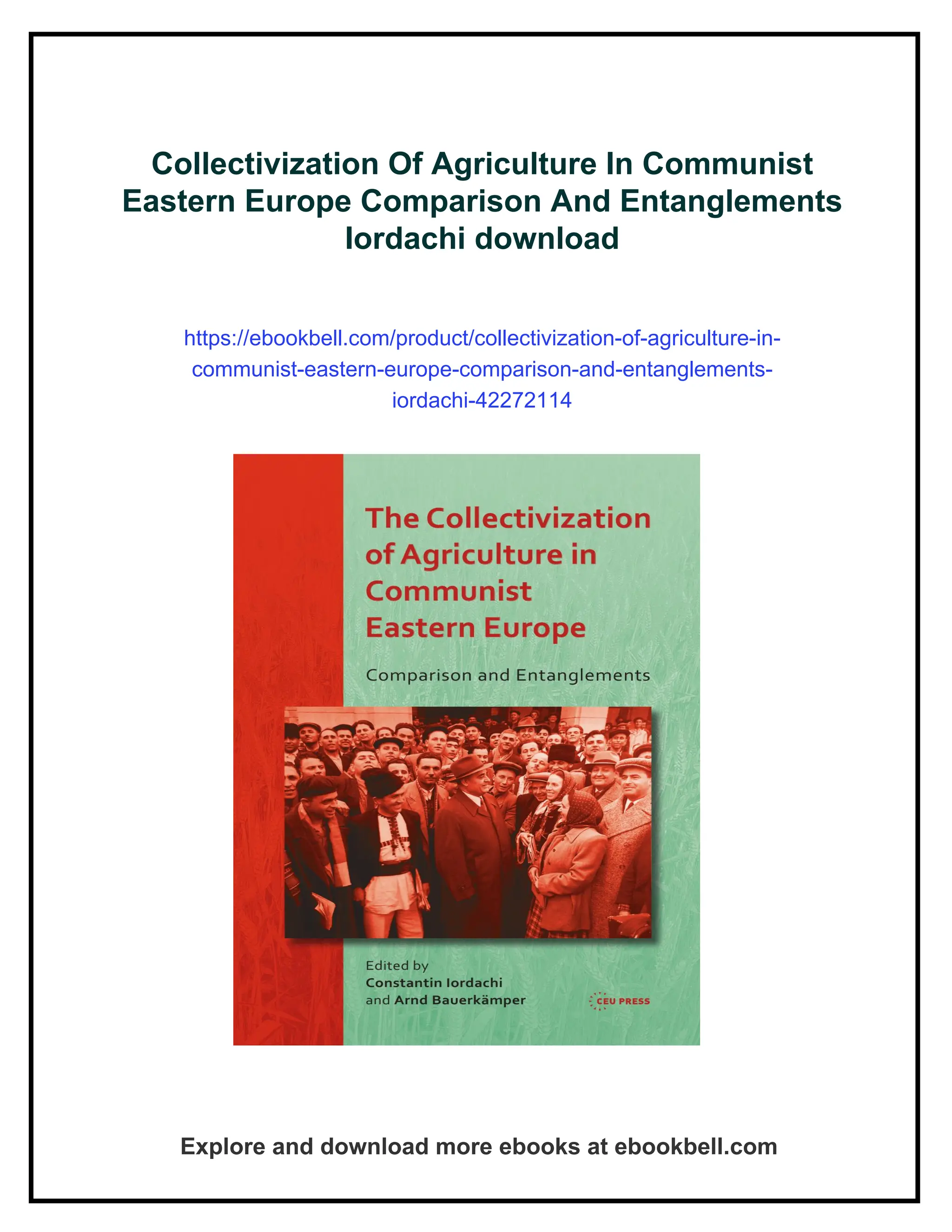 Collectivization Of Agriculture In Communist Eastern Europe Comparison ...