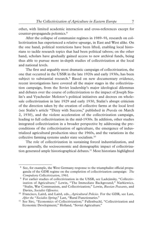 Collectivization Of Agriculture In Communist Eastern Europe Comparison ...