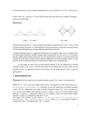 ODD GRACEFULL LABELING FOR THE SUBDIVISON OF DOUBLE TRIANGLES GRAPHS | PDF