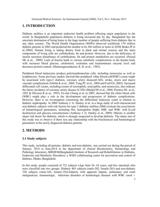A COMPARATIVE ANALYSIS OF BIOCHEMICAL AND HEMATOLOGICAL PARAMETERS IN ...