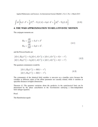 Quantum Variation about Geodesics | PDF