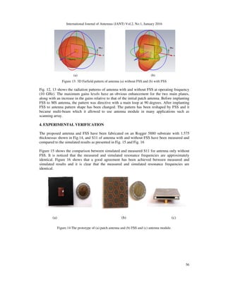 Fss Patterns HIGH GAIN COMPACT MICROSTRIP PATCH ANTENNA FOR X-BAND APPLICATIONS | PDF