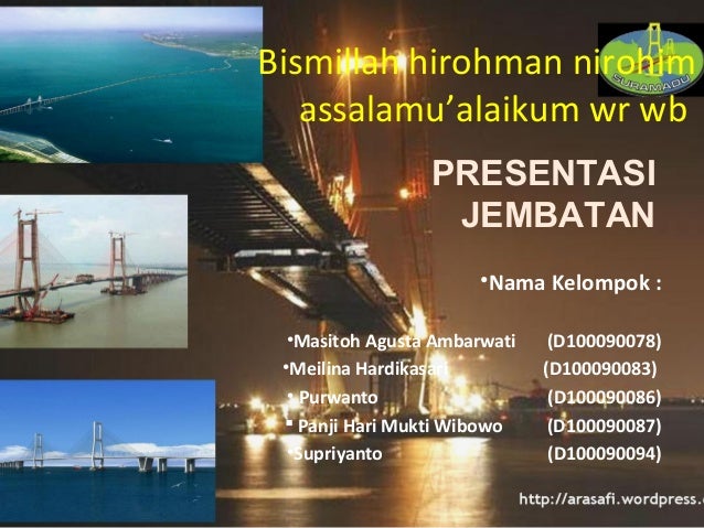 21173129 Power Point Bangunan Jembatan Teknik Sipil