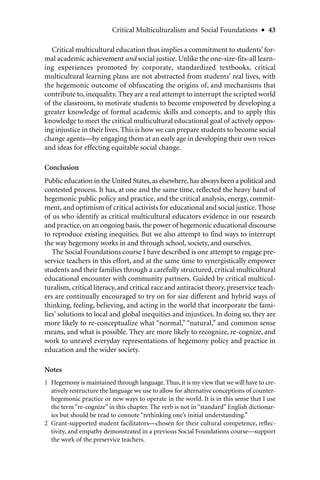Critical Multiculturalism Theory And Praxis Stephen May Editor | PDF