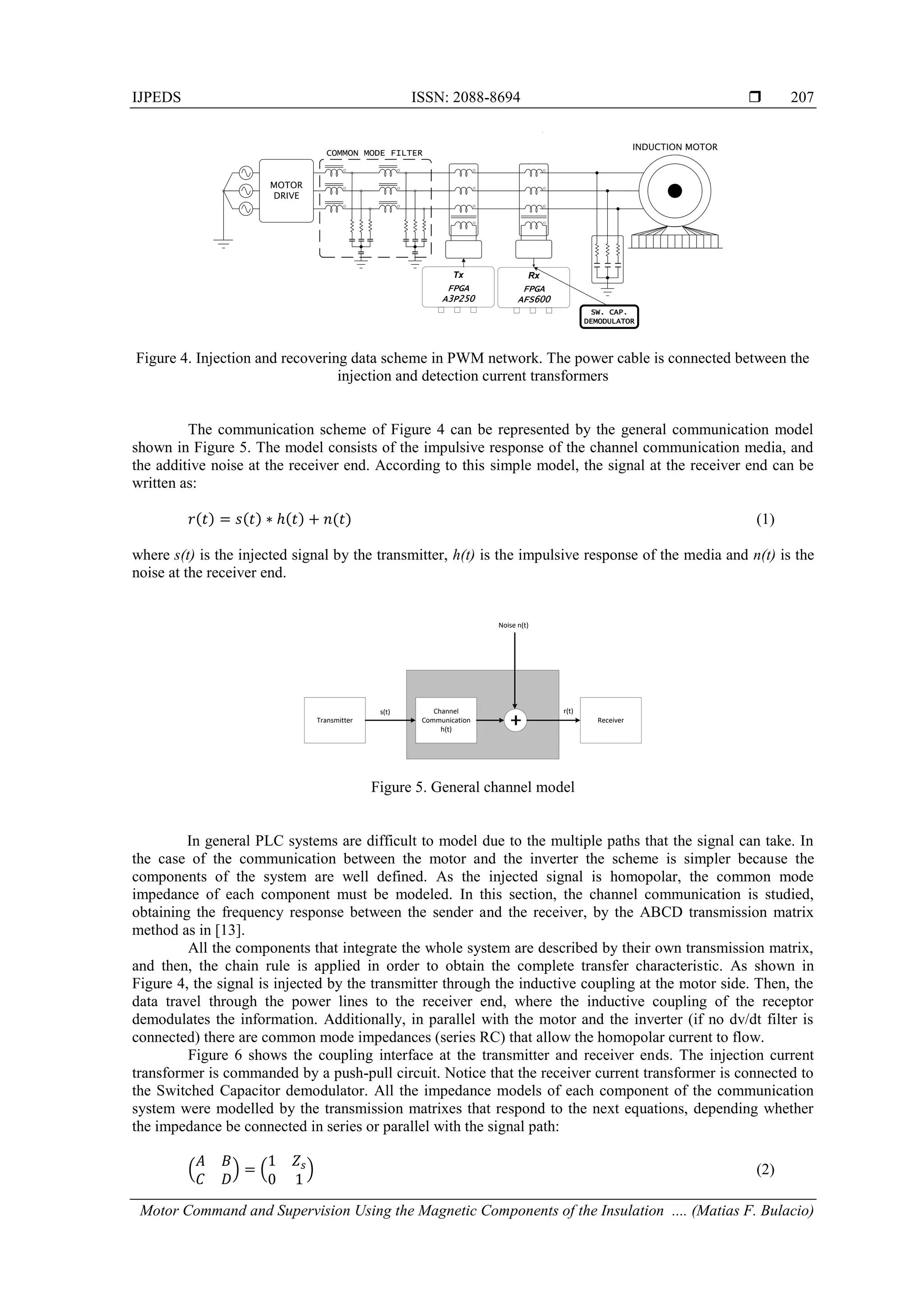 Motor Command and Supervision Using the Magnetic Components of the ...