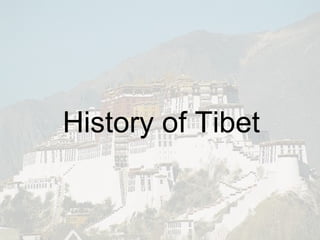History of Tibet 