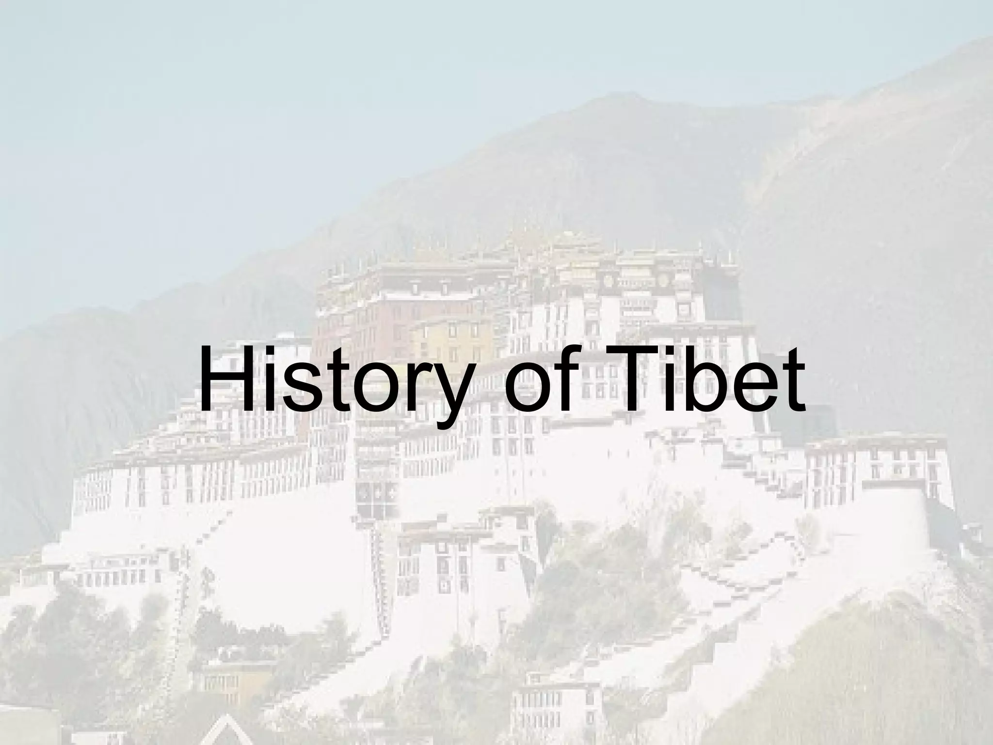 History of Tibet 