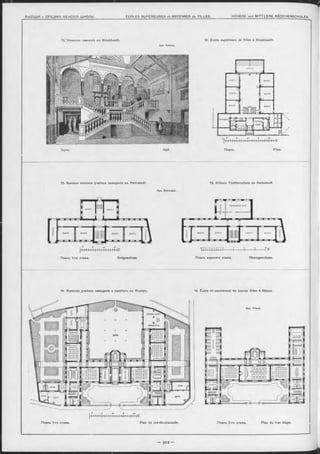 12ГЖенская гимназія въ Blockheath. 12. École supérieure de fille s à Blockheath.
Apx. Robson.
Планъ. Plan.Залъ.
13. Выошее женское учебное заведеніе въ Helmstedt. 13. Höhere Töchterschule zu Helm stedt
Apx. B ohnsack.
Планъ 1-го этажа. Erdgeschoss. Планъ верхняго этажа. Obersgeschoss.
École et pensionnat de jeunes filles à Gisors.
Apx. Friesé.
КРЫТЫИ ДВОРЪ
ЛАБ0РА
ИШНАСТИЮА
АУДИТОРІЯ
■КЛАССЪ
□ a a
□ □ п
□ □ □
□ □ □
D O
□ □
КЛАССЪ
□LlüUüD
□□□□□□
□□□□□□
jKJIАССЪ
ÜtlUUÜD
□□□□□□ СТОЛОВАЯ
14. Женское учебное заведеніе и пансіонъ в.ъ Жизоръ. 14.
ШЗАЛЬНЯ
ПВРВДІ!
К/іАССЪ _
□ □ □ □ □ □
□ □ □ □ □ □
□□□□□□
&ДАСІЬ
□□□□□□
□□□□□□
□□□□□□
ЛАЗАРЕТЪ
НАДЭИРАТЕЛЬ
Планъ 1-го этажа. Plan du rez-de-chaussée. Планъ 2-го эташа. Plan du 1-er étage.
 