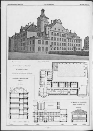 ПЛАТЬЕ
КЛАССЪ КЛАССЪ І
ДѢТСК САДЪ
КЛАССЪ КЛАССЪ
ДЪТСК
САДЪКВАРГ СМОТРИТ СОВ-БТЪ. КЛАССЪ
Перспективный видъ. Perspectivisohe Ansicht.
Р азргзъ . Schnitt
I ■ l ■ I-' l ■ I ■ i ■ l
Разръзъ. Schnitt.
21. W illem er und Frankensteiner
Schule zu Frankfurt a/M.
Behnke, Aroh.
Планъ. Plan.
Plan.
20. Мюнхенъ. Училище на W eilerstrasse.
Apx. K. Hocheder & R. Rehlen.
20. Schule an der W eilerstrasse zu München.
21. Училище Bo ФранкФуртъ на/М.
(1887 r.).
Apx. Behnke.
 