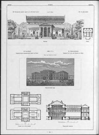 гравировка
на мѣди пластика
пластика вышивки
работы
по металлу
работы
по металлу
Eingangshellei
Фасадъ. Планъ.
Перспективный видъ.
28. Конкурсный проектъ зданія для небольшого музея. Apx. w. Mayor.
(1868-71 г.).
ПроФ. Apx. H einrich von Ferstel.
28. Un petit-musée.
29. Австрійскій
Художественно-промышленный музей въ Вънъ.
29 Oesterreichisches
Museum für Kunst und Industrie zu Wien.
Планы 1-го и 3-го этажей. Продольный разръзъ.
 