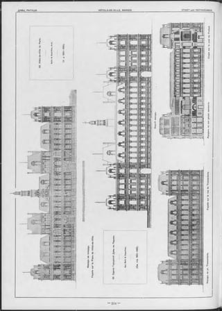 Фаоадънаул.Tixeranderie.FaçadesurlaruedeTixeranderie.РазръзъnoооидворапреФекта.CoupesurlacourduPrefeot.
 