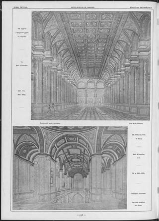 If
B allu & Deperthes,
Arch.
(V. p. 65 0-56 5).
Парадная лъстница.
Vue des escaliers
des fêtes.
62. Зданіе
Городской Думы.
въ Парижѵ
Apx.
Ballu & Deperthes
(C m . стр.
550—565).
Внутренній видъ галлереи. Vue de la Galerie.
62. Hôtel-de-Ville
de Paris.
 