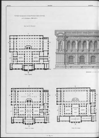 Щ
76. Музей Центральнаго Училища Риоованія барона Штиглица,
въ С.-Петербургѣ. (1885—9Б г.).
ПроФ. Apx. M. Е. Месмахеръ.
Е
Планъ подвала.
Планъ 1-го этажа. Планъ 2-го этажа.
3 A J I Ï
LÜU15ÏÏD
В Е Н Е Ц І А Н -
СКІЙ
•ДВОКЬдворъ
З А Л Ъ
В А Т И К А Н А
ЗАЛЪ ФАРНЕЗЕ
A R T ОВЬі|Й ЗЯЛТ)
7 «К'1 1 : ВЮтТлГ.« lU IW іі !ІIIIДІД*Л*ІІЭ Й І!
jgg І Ш а Ш Ш Г ІЬ.--. .".-i
 