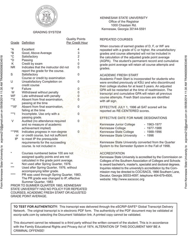 completed-transcript-6334518 | PDF | Undergraduate Education | College ...