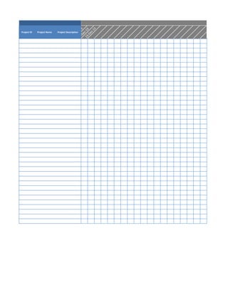 Project Name Sheet Project Management Tool in Excel | PDF