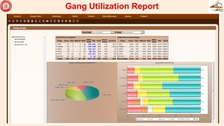 Gang Utilization Report
33
 