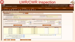 LWR/CWR Inspection
37
 