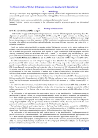 The Role of Small and Medium Enterprises in Economic Development, Case ...