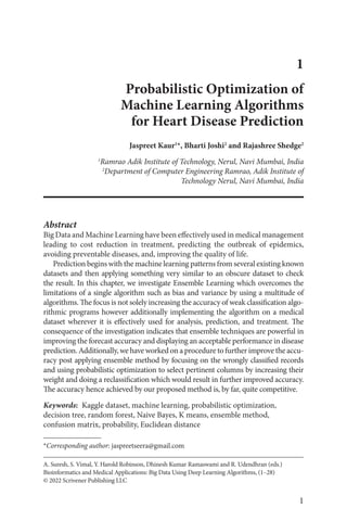 Bioinformatics And Medical Applications Big Data Using Deep Learning ...