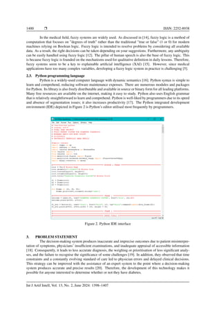 Python scikit-fuzzy: developing a fuzzy expert system for diabetes ...